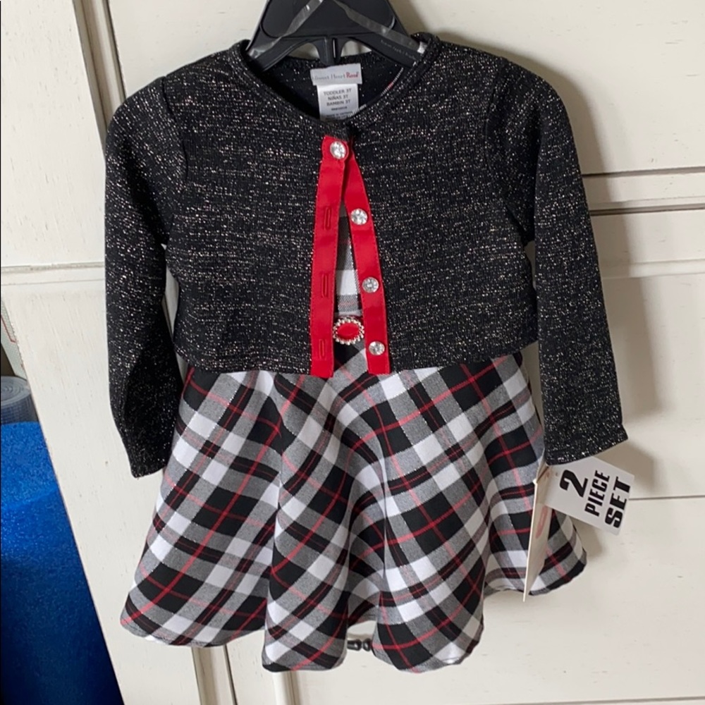 NWT SweetHeart Rose 2PC Set